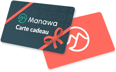 La carte cadeau Manawa, c'est une carte…